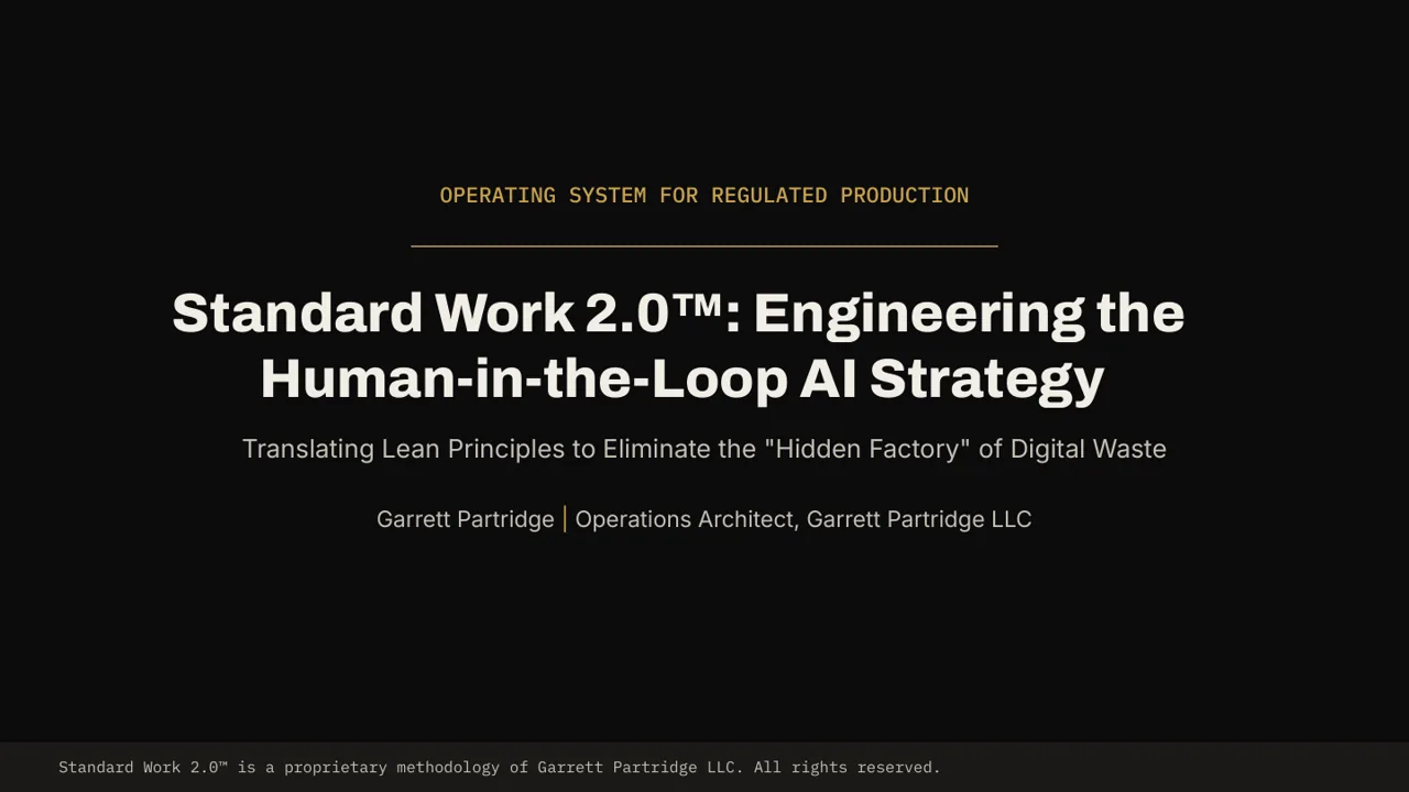 Slide 1: Engineering the human-in-the-loop AI strategy